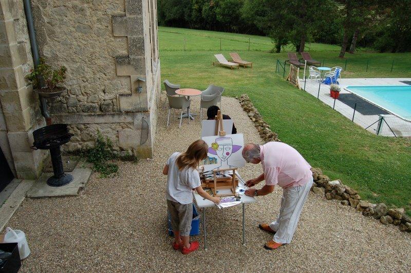 La Vieille Ecole Bed & Breakfast Bourgougnague Екстериор снимка
